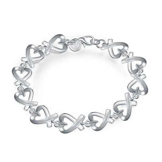 925 Heart Love Bracelet. KK Labib