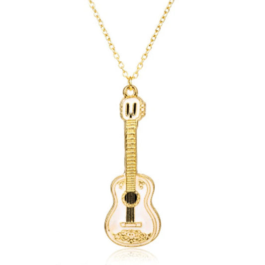 Stainless Steel Guitar Pendant Necklace KK Labib