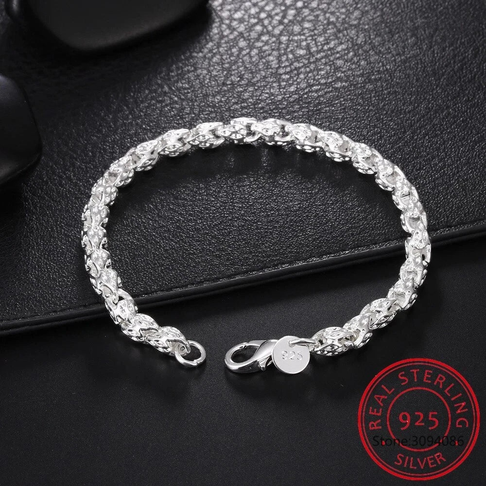 Faucet geometry charm Bracelets