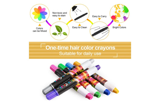 Temporary Hair Chalks Colour Washable Pen