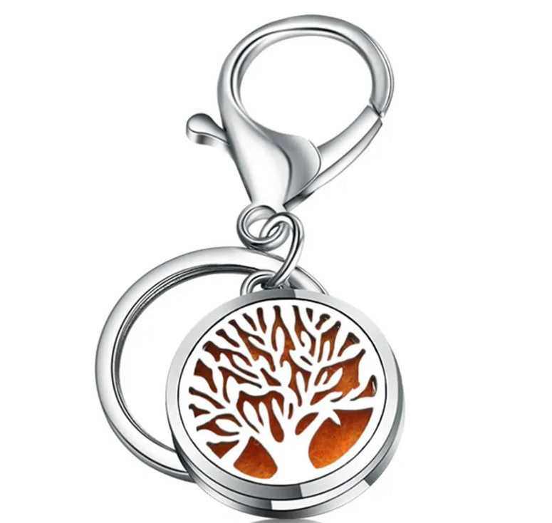 Perfume Oil Diffuser Locket Keychain