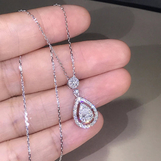 . Simulation Diamond Necklace. KK Labib