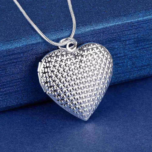 925 Heart Pendant Necklace KK Labib