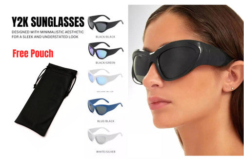 Oversized Punk UV400 Outdoor Glasses