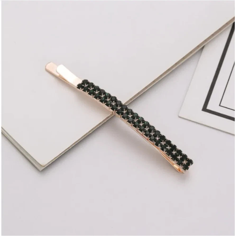 Color Clip Rhinestone Hairpin Crystal