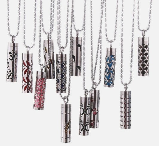 Aromatherapy Pendant with Round Box Chain KK Labib