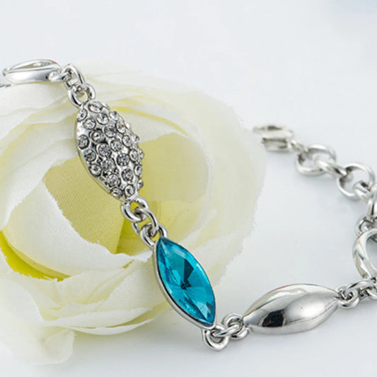 Crystal Horse Eye Cubic Zirconia Bracelet