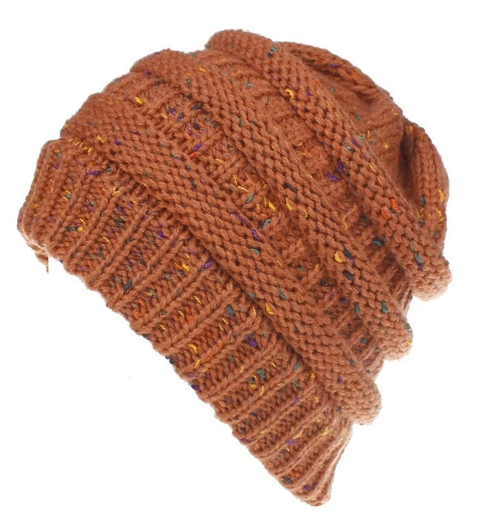 Ladies Ponytail Beanie Hat