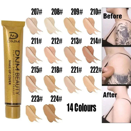 Skin Tattoo Birthmark Scar Cover Up Concealer Waterproof Primer Cream Makeup UK KK Labib