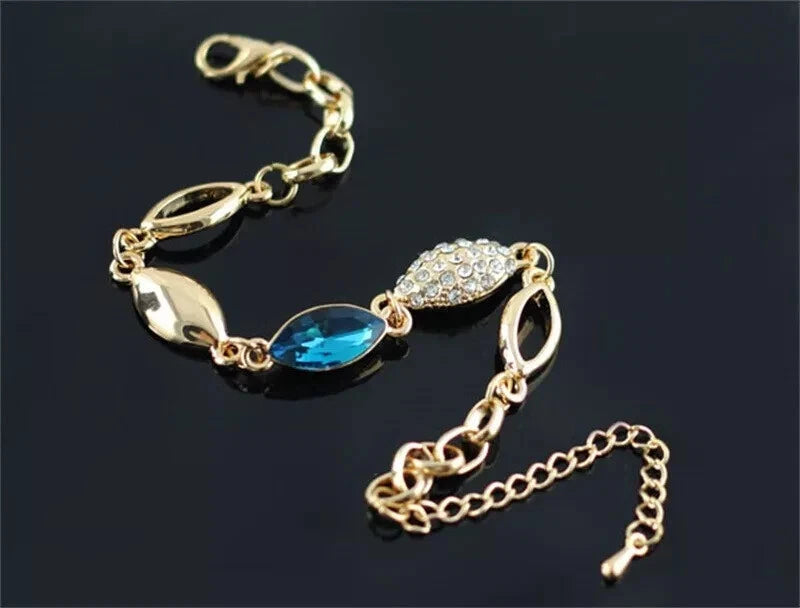 Crystal Horse Eye Cubic Zirconia Bracelet