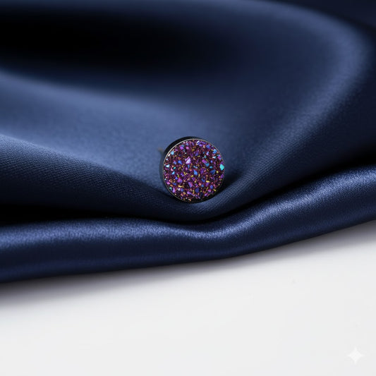 Crystal Cluster Magnetic Therapy Earrings