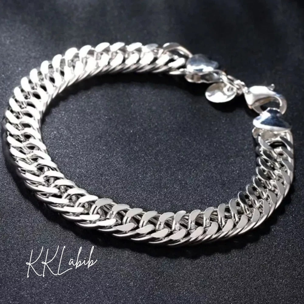 Geometric Noble Chain Bracelet