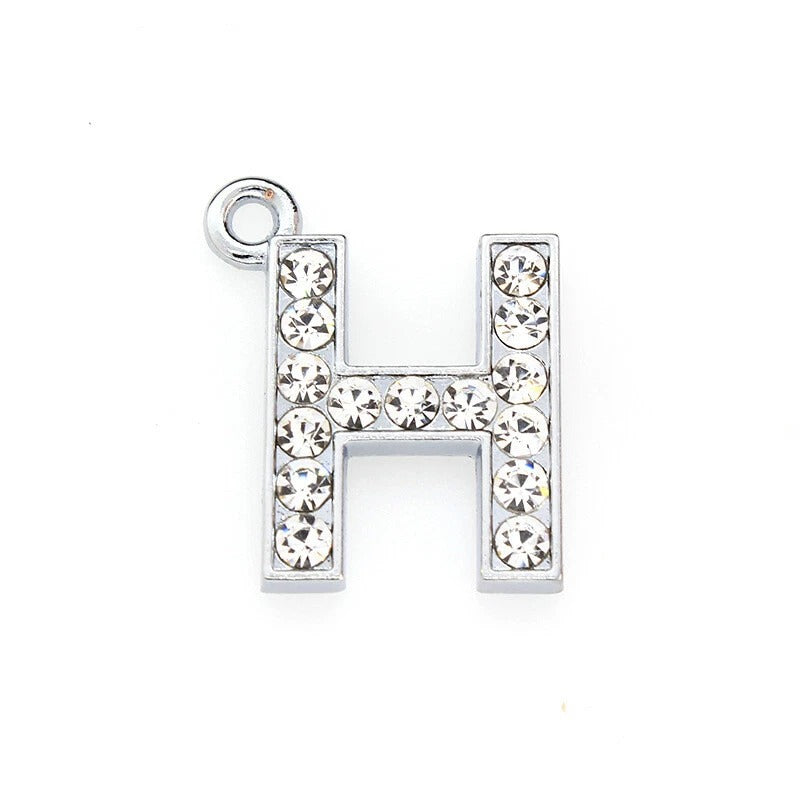 A to Z Rhinestone Letter Pendant