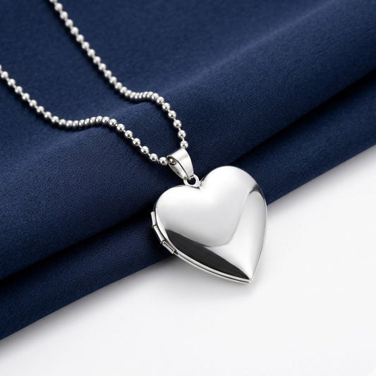 925 Heart Pendant Necklace KK Labib