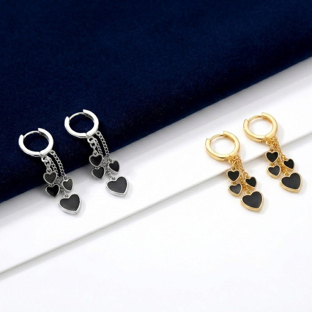 Heart Tassel Earrings KK Labib
