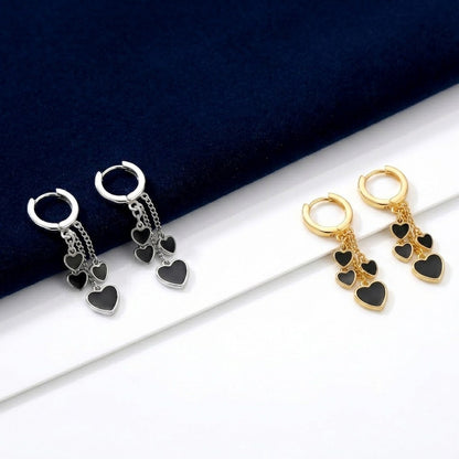 Heart Tassel Earrings KK Labib