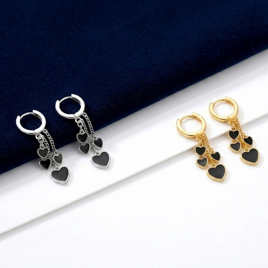 Heart Tassel Earrings KK Labib