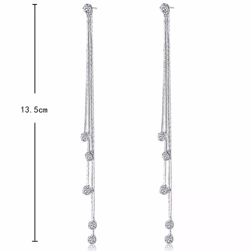 Long Tassel Earrings