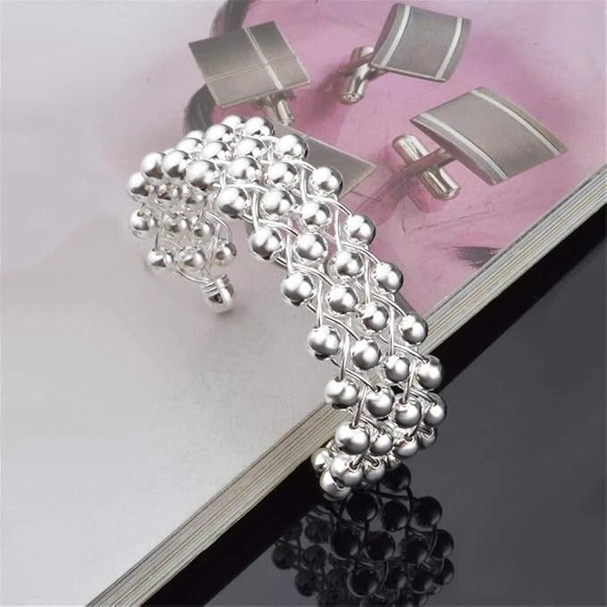 Grapes Bead women Party cuff bangle bracelet
