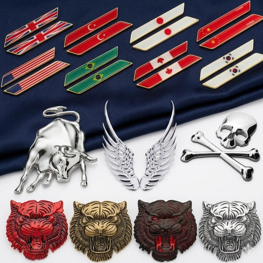 3D Metal Car Stickers KK Labib