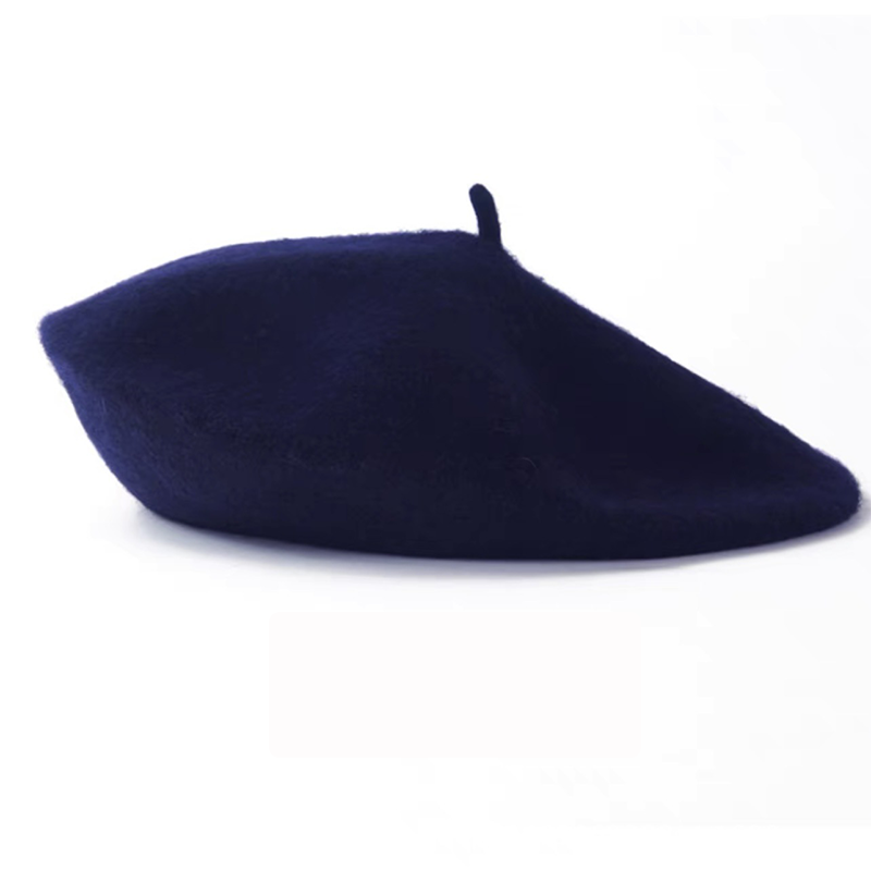 Wool Beret Autumn Winter Warm Hat French Plain Baseball Beanie Caps Men Women UK