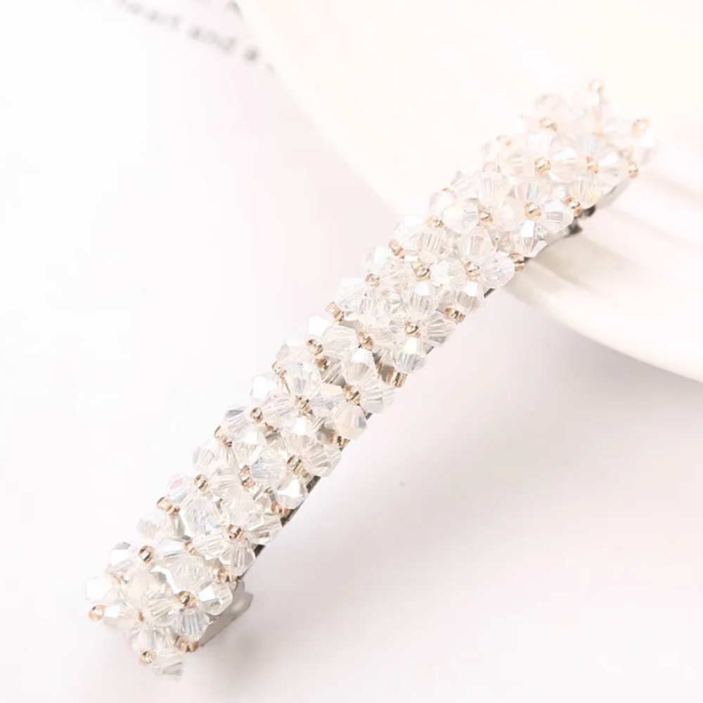 Barrette Fashion Girl Crystal Swan Hair Clip