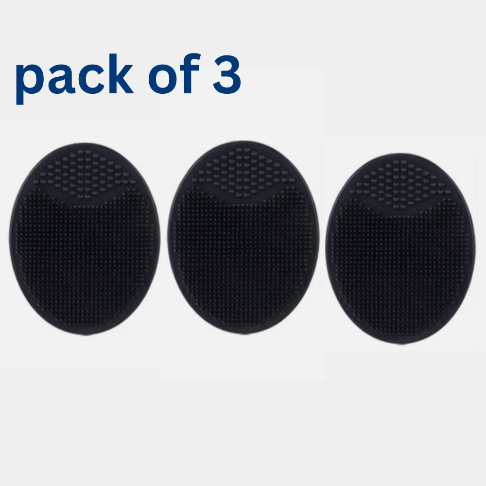 3 Pack Silicone Face Scrubber Massager Brush. KK Labib