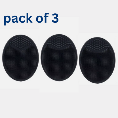 3 Pack Silicone Face Scrubber Massager Brush. KK Labib