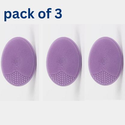 3 Pack Silicone Face Scrubber Massager Brush. KK Labib