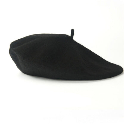 Wool Beret Warm Beanie Caps