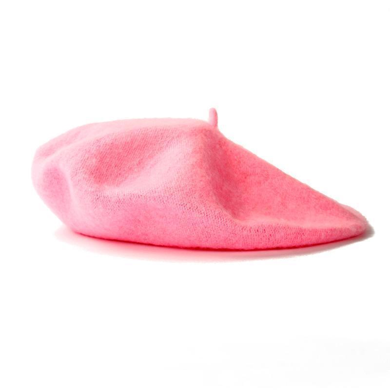 Wool Beret Warm Beanie Caps
