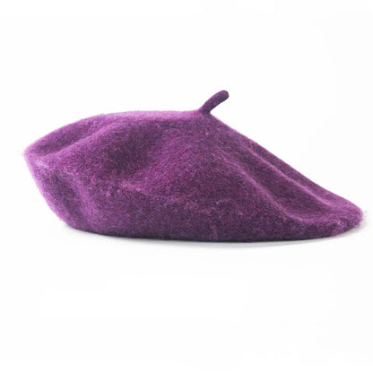 Wool Beret Warm Beanie Caps