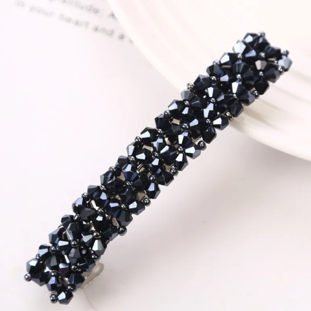 Barrette Fashion Girl Crystal Swan Hair Clip