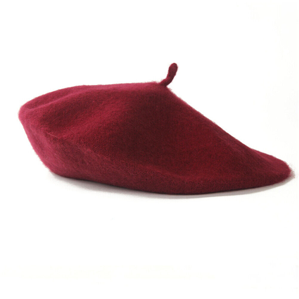 Wool Beret Warm Beanie Caps