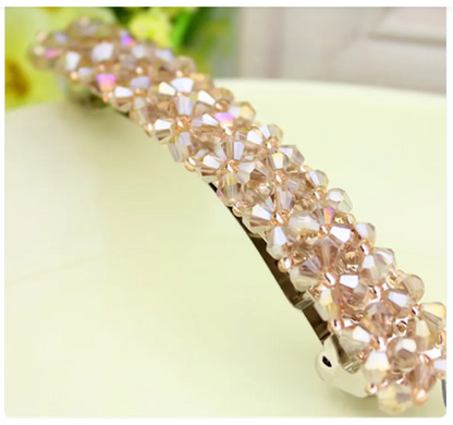 Barrette Fashion Girl Crystal Swan Hair Clip