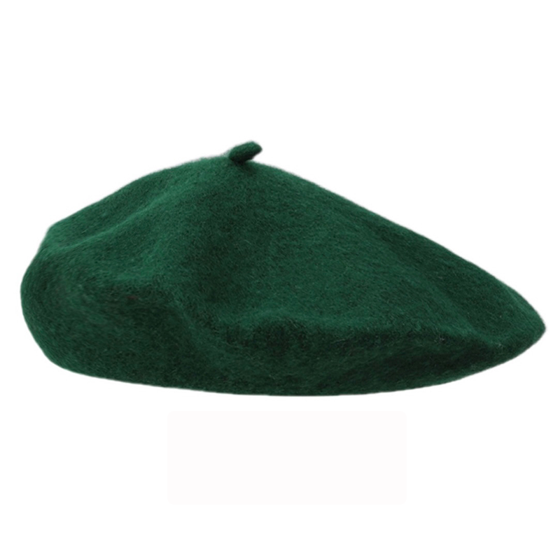 Wool Beret Autumn Winter Warm Hat French Plain Baseball Beanie Caps Men Women UK
