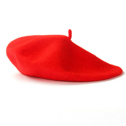 Wool Beret Warm Beanie Caps