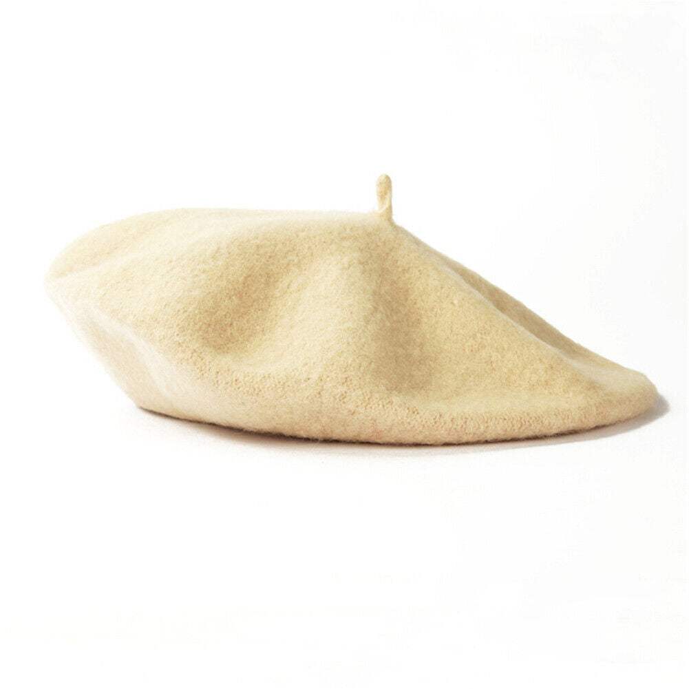 Wool Beret Warm Beanie Caps