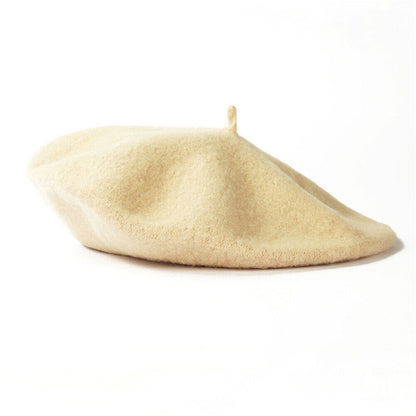 Wool Beret Warm Beanie Caps