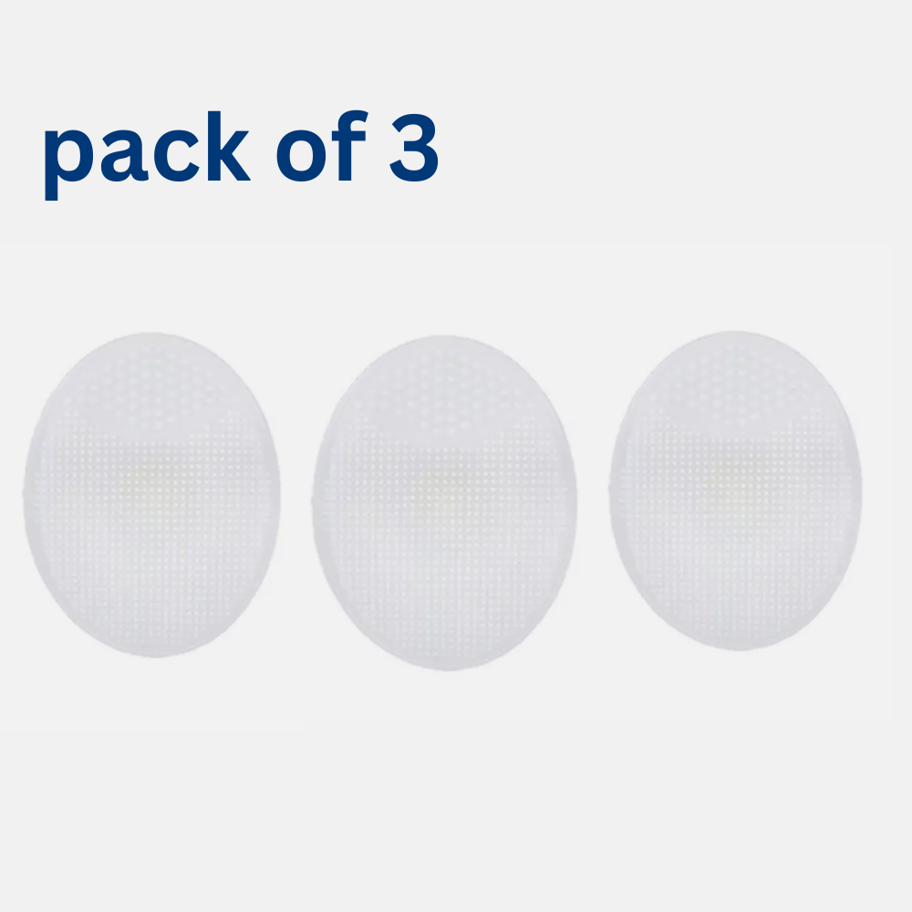 3 Pack Silicone Face Scrubber Massager Brush. KK Labib