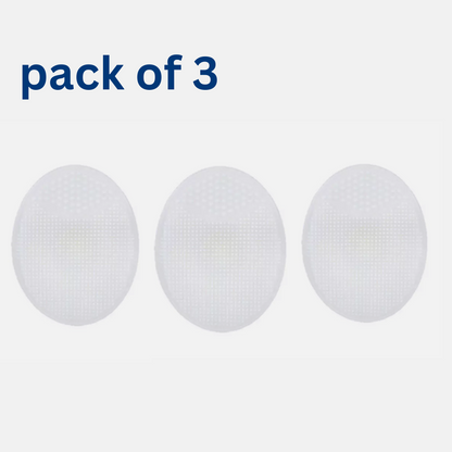 3 Pack Silicone Face Scrubber Massager Brush. KK Labib
