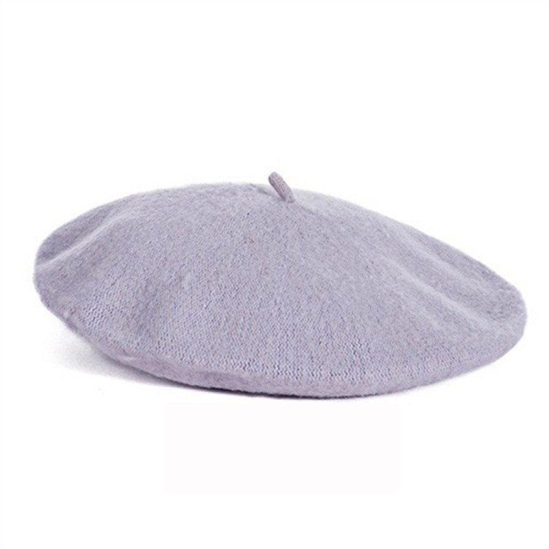 Wool Beret Warm Beanie Caps