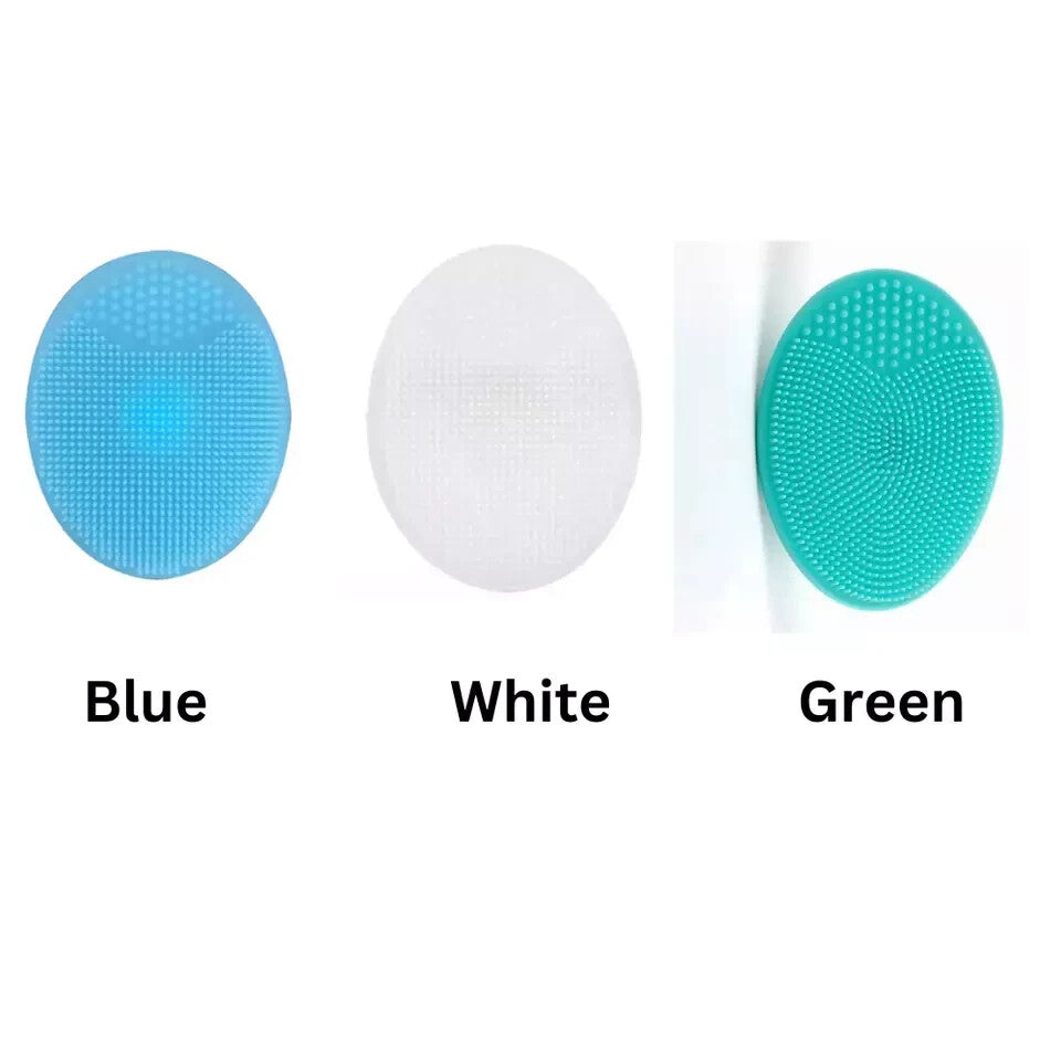 3 Pack Silicone Face Scrubber Massager Brush. KK Labib