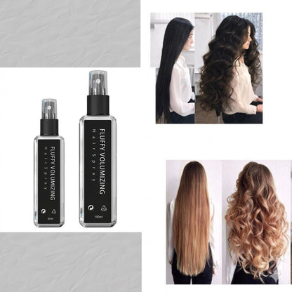 Fluffy Volumizing Hair Spray Extra-Volume Styling Gel Natural Portable Pump FAST KK Labib