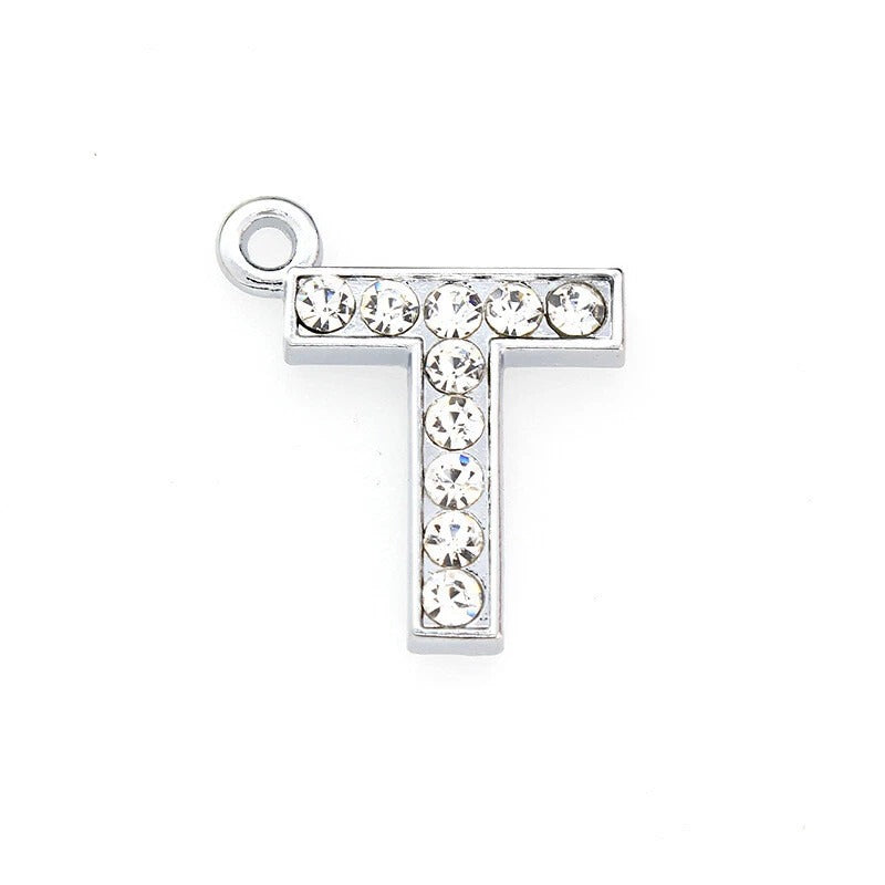 A to Z Rhinestone Letter Pendant