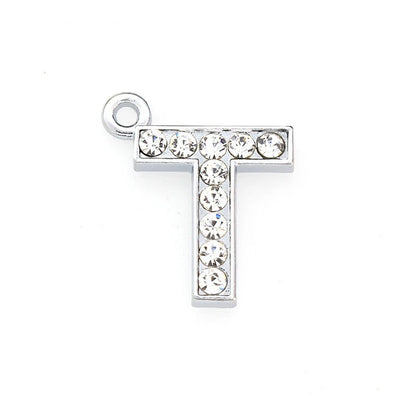 A to Z Rhinestone Letter Pendant