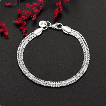 Geometric Noble Chain Bracelet