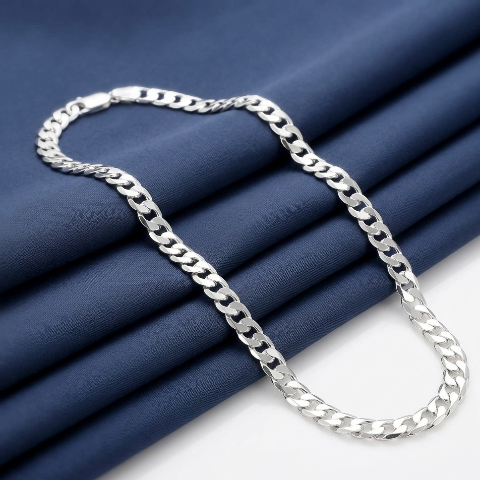 925 Curb Chain Bracelet KK Labib