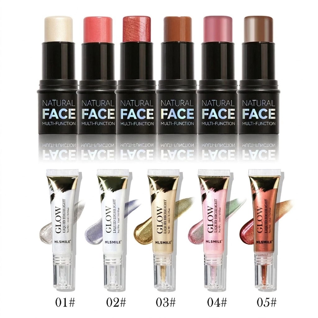 Multichrome Liquid Highlighter Shimmering Face Illuminator KK Labib