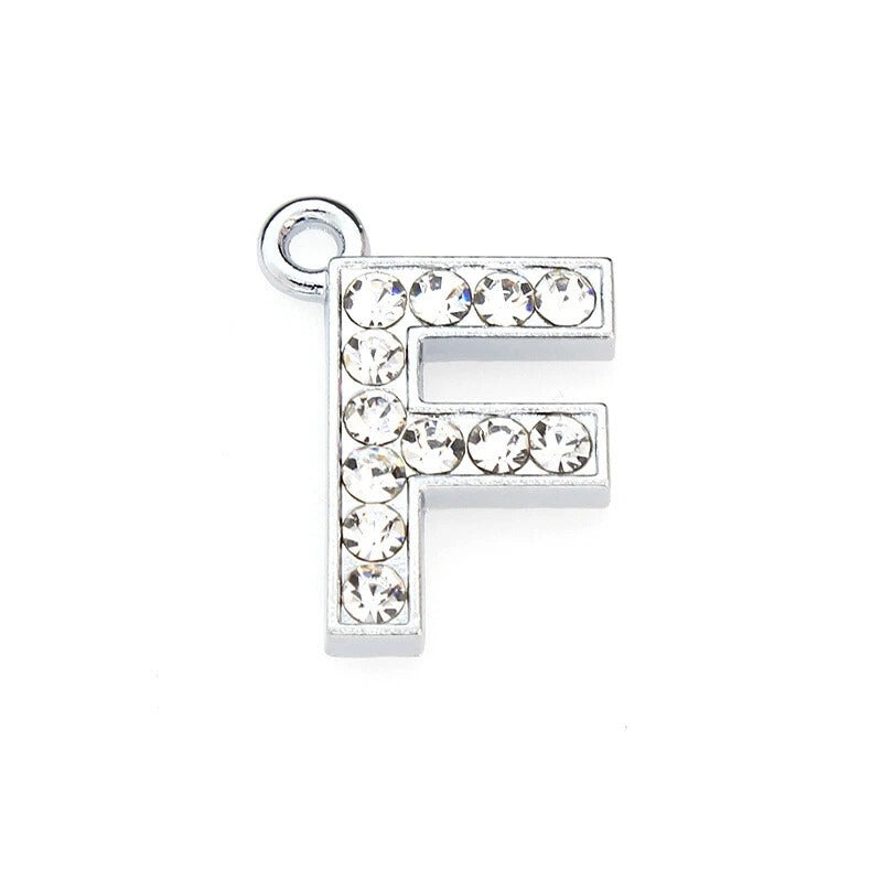 A to Z Rhinestone Letter Pendant